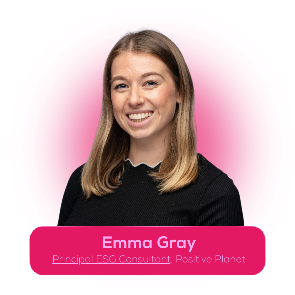Image of Emma Gray, ESG Consultant at Positive Planet